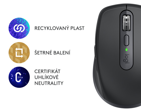 Myš Logitech MX Anywhere 3S sivá Myš Logitech MX Anywhere 3S sivá