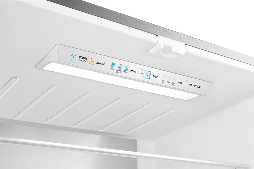 Americká chladnička Hisense RF540N4WIE nerez Americká chladnička RF540N4WIE, šedá, LED osvetlenie