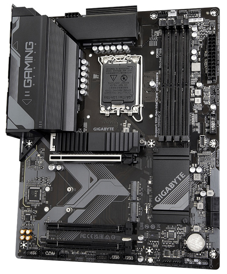 Základná doska Gigabyte B760 GAMING X v hernom prevedení, čierna farba