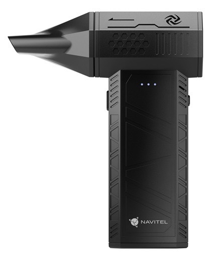 Mini fúkač Navitel s LED indikáciou, čierna farba
