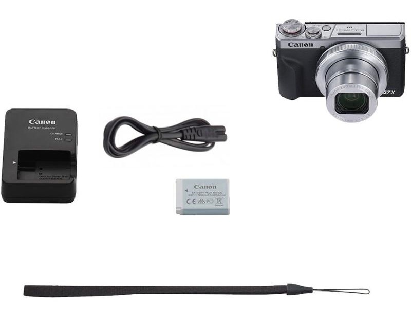 Digitálny fotoaparát Canon PowerShot G7X Mark III strieborný Digitálny fotoaparát Canon PowerShot G7X Mark III strieborný