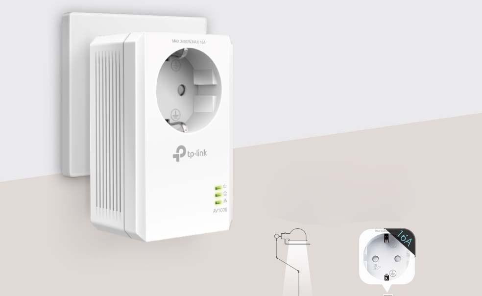 Sieťový rozvod LAN po 230V TP-Link TL-PA7017PKIT