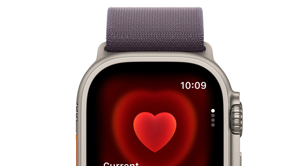 Inteligentné hodinky Apple Watch Ultra 2 GPS + Cellular 49mm čierny titán - čierny trailový ťah - S/M