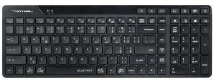 Klávesnica A4Tech FStyler FBK27C AS, CZ čierna