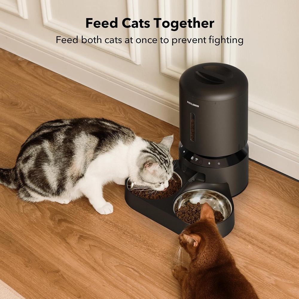 Inteligentný podávač Petlibro Granary Wi-Fi Dual Bowl 5 l čierne Inteligentný podávač Petlibro Granary Wi-Fi Dual Bowl 5 l čierne