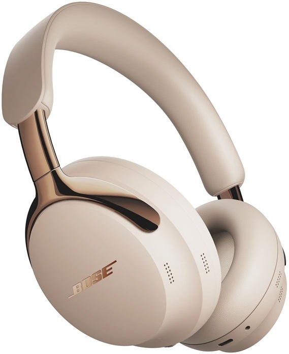 Druhá generácia oblúkových slúchadiel Bose QuietComfort Ultra Headphones 2nd Gen, béžová farba