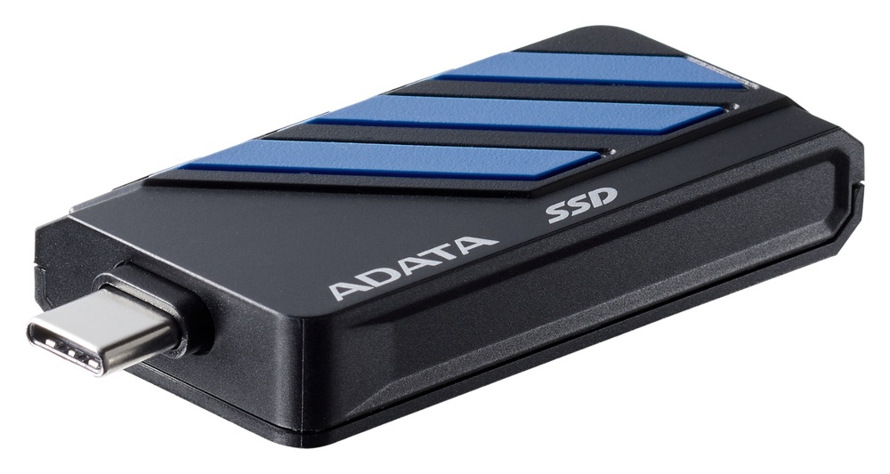 SSD externý ADATA SC735 1TB - čierny/modrý