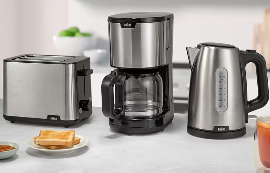 Rýchlovarná kanvica Braun PurShine WK1500BK čierna/nerez Kolekcia ranných spotrebičov Braun PurShine