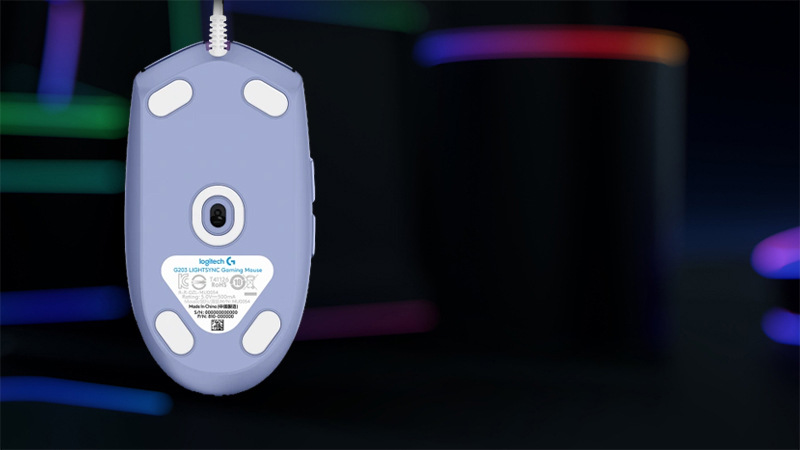 Myš Logitech G203 Lightsync fialová Myš Logitech G203 Lightsync fialová