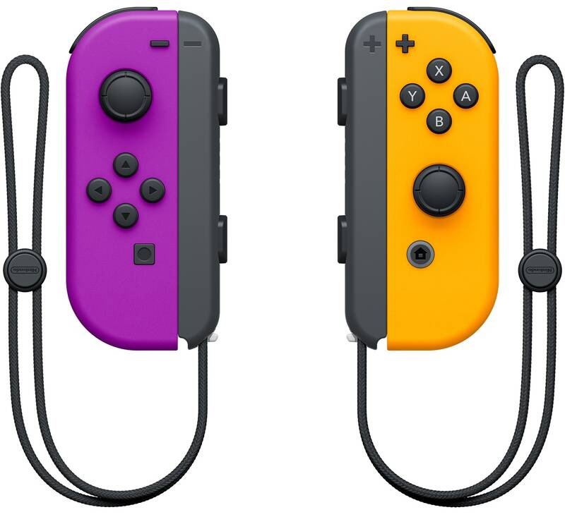 Bezdrôtový ovládač Nintendo Switch Joy-Con Pair Neon Purple/Neon Orange Nintendo Joy-Con Pair Purple/Neon Orange