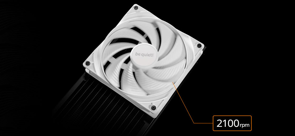 Ventilátor be quiet! Pure Wings 3 120mm PWM high-speed White be quiet! Pure Wings 3 120 mm PWM (BL111) high-speed