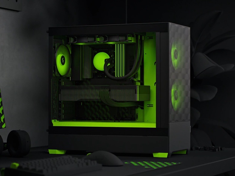 Case FRACTAL DESIGN Pop Air RGB Tempered Glass Clear Tint čierna