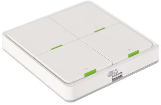 Vypínač EMOS GoSmart IP-2004ZW, ZigBee 3.0, 4-tlačidlový biely Vypínač EMOS GoSmart IP-2004ZW, ZigBee 3.0, 4-tlačítkový - biely
