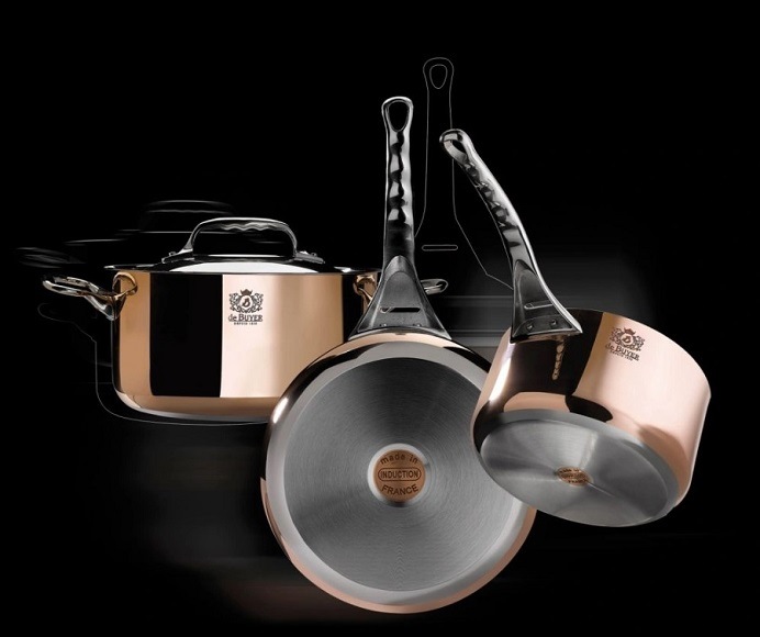 Panvica WOK de Buyer Prima Matera 6247.32, 32 cm měď