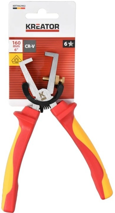 Kliešte Kreator KRTH62902 o dĺžke 175mm z chróm-vanádiovej ocele
