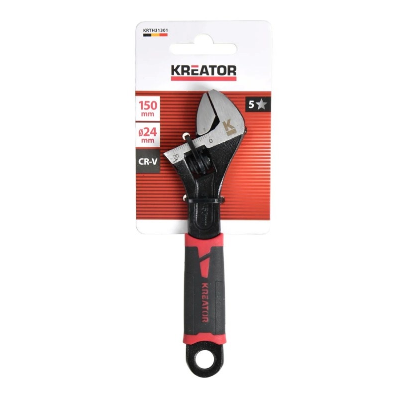 Kľúč nastaviteľný Kreator KRTH31301 150 mm