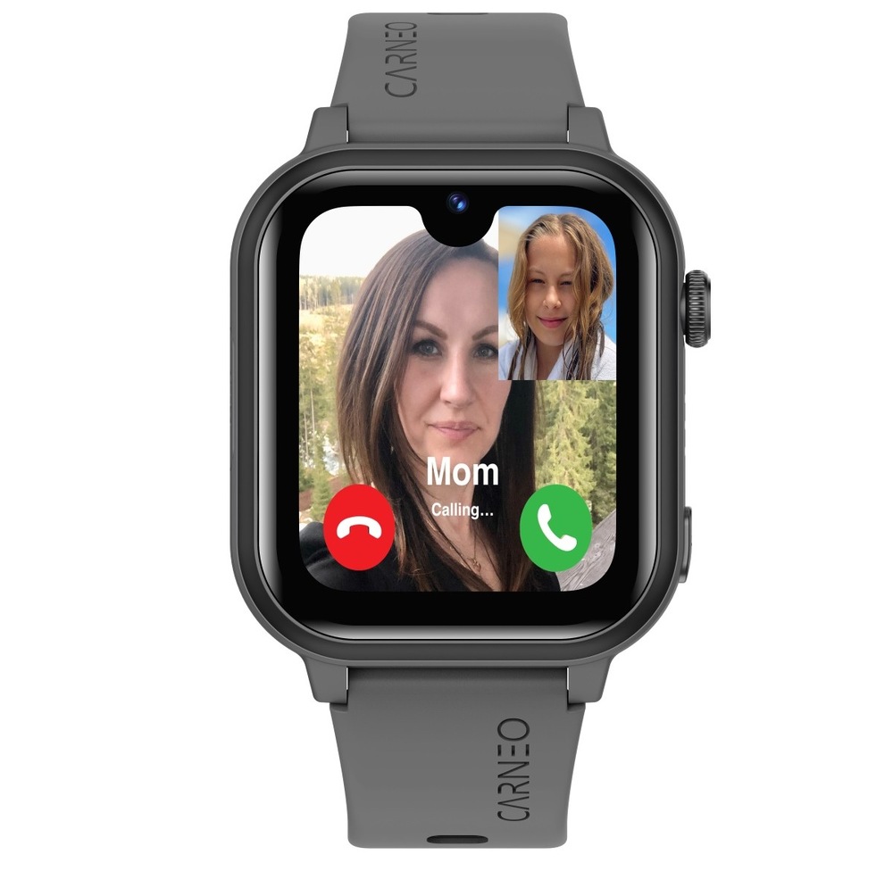 Inteligentné hodinky Carneo GuardKid+ 4G Platinum 2nd Gen čierne Chytré hodinky Carneo sú vybavené SOS tlačidlom