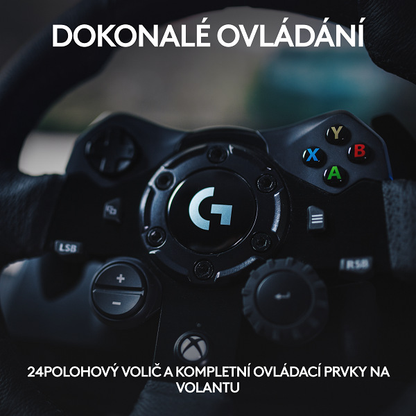 Volant Logitech G923 Racing Wheel and Pedals pre Xbox One/Series a PC Volant Logitech G923 Racing Wheel and Pedals pre Xbox One/Series a PC