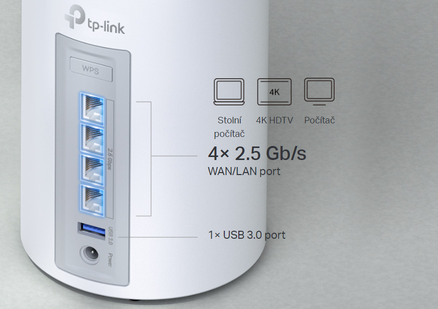 Kompletný Wi-Fi systém TP-Link Deco BE65, BE9300, Wi-Fi 7 (2 ks) biely Kompletný Wi-Fi systém TP-Link Deco BE65, BE9300, Wi-Fi 7 (2 ks) biely