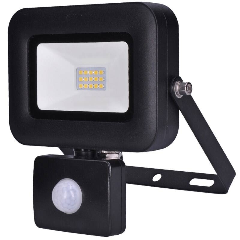 Reflektor Solight PRO so senzorom, 20W, 1840lm, 5000K, IP44 čierny