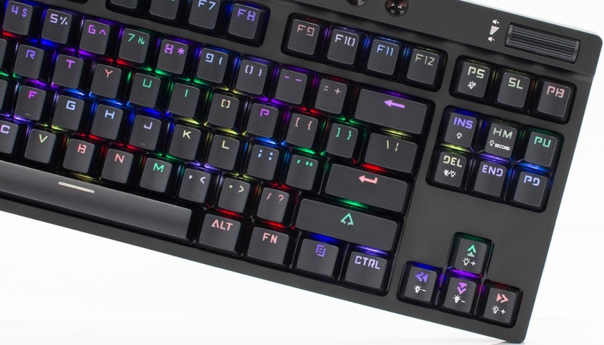Klávesnica White Shark KODACHI ,US layout, Red Switch čierna White Shark KODACHI, US layout, červený switch, čierna