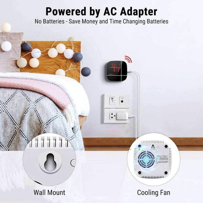 Teplomer ThermoPro TP-90 WiFi čierny Teplomer ThermoPro TP-90 WiFi čierny