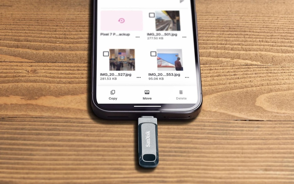 USB flashdisk SANDISK Ultra Dual Drive Go 128GB USB Type-C modrý „“