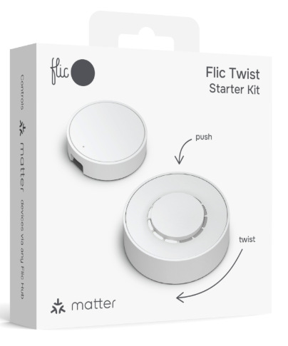 Tlačidlo Flic Twist Starter Kit biele Tlačidlo Flic Twist Starter Kit - biele
