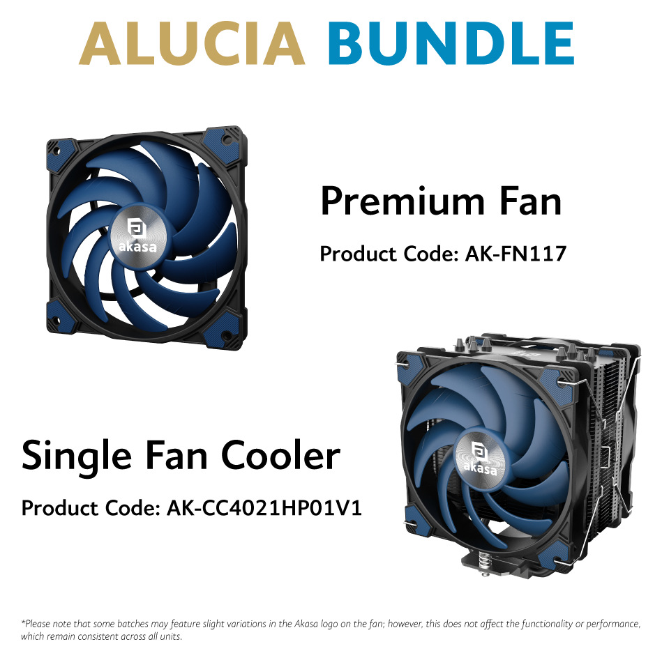 Chladič CPU AKASA Alucia H4 Plus + Alucia SC12 Fan čierny AKASA Alucia H4 Plus + Alucia SC12 Fan spolieha na dvojicu ventilátorov