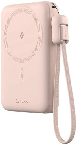 Powerbanka Adam Elements s MagSafe bezdrôtovým nabíjaním, s pútkom na zápästie.