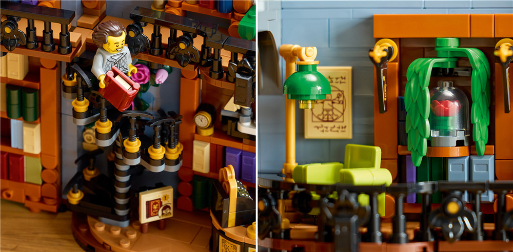 Stavebnica LEGO® Icons 11379 Knižní zarážka: Knihkupectví Model z 1 690 kociek LEGO slúži ako knižná zarážka aj dekorácia a pri stavaní pomôže aplikácia LEGO Builder.