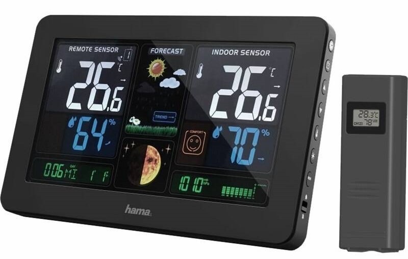 Meteorologická stanica Hama Premium čierna