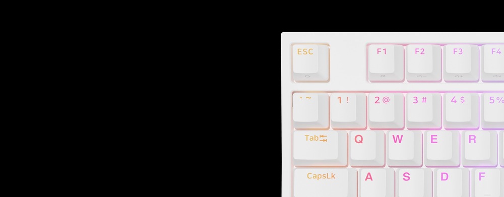 Klávesnica Genesis THOR 404 TKL, RGB, US layout, Gateron Yellow Pro čierna Genesis THOR 404 RGB US Gateron Yellow Pro