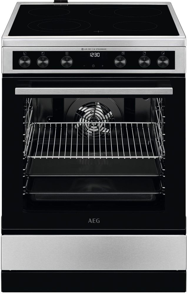 Sklokeramický sporák AEG Mastery CCB6648BBM nerez Sklokeramický sporák AEG Mastery CCB6648BBM nerez