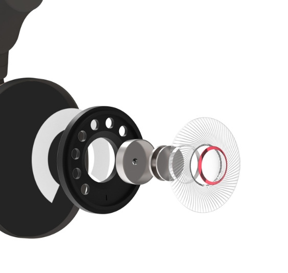 Headset Zalman ZM-HPS800W béžový Detail slúchadlá Zalman ZM-HPS800W