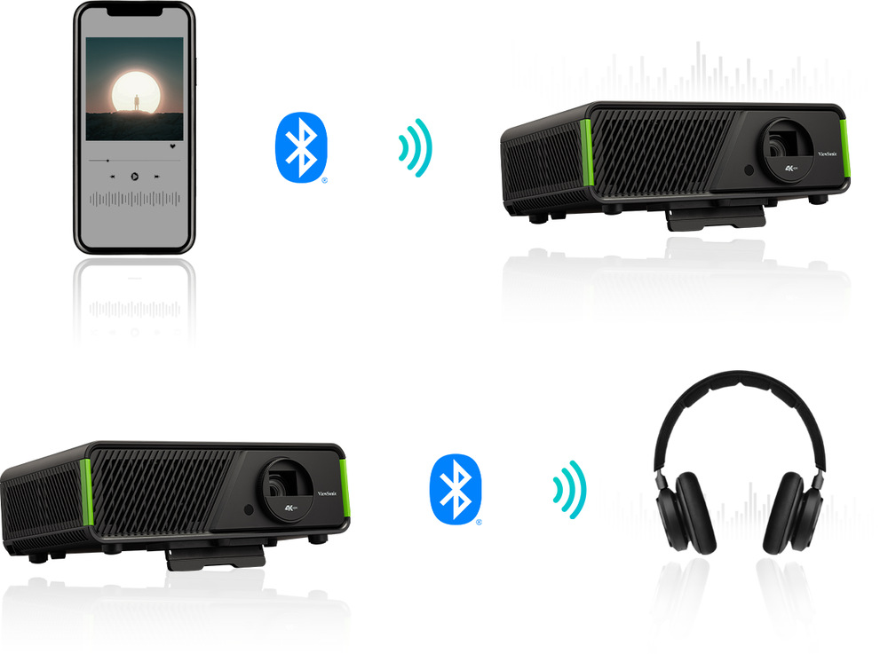 Projektor ViewSonic X2-4K čierny/zelený