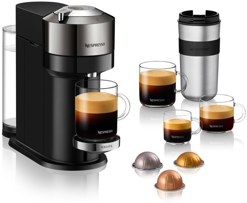 Kapsulový kávovar Krups Nespresso Vertuo Next XN910C10 čierny