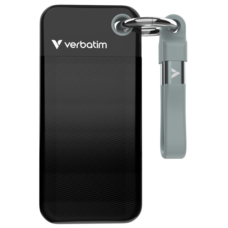 SSD externý Verbatim Pocket 2TB čierny/sivý