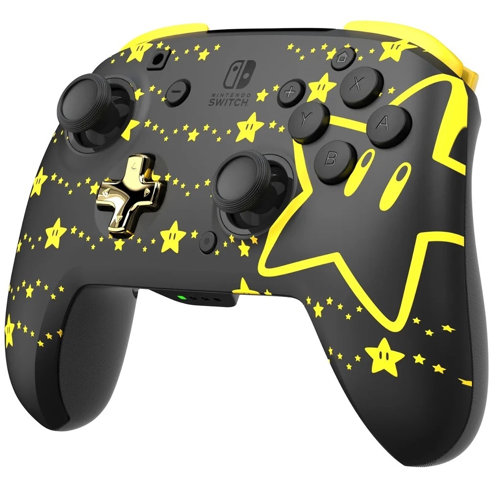 Gamepad PDP Rematch Glow Wireless Mario Super Stars, Nintendo Switch čierny/žltý Gamepad PDP Rematch Glow Wireless Mario Super Stars, Nintendo Switch čierny/žltý