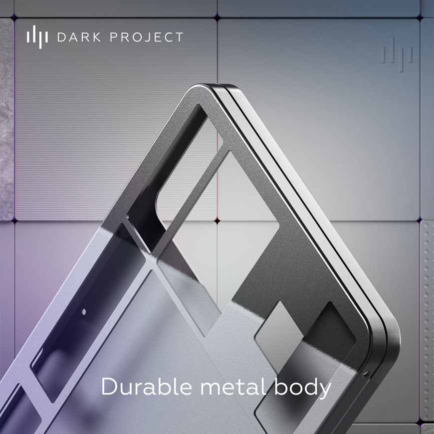 Klávesnica Dark Project ALU Daylight US sivá Klávesnica Dark Project ALU Daylight US sivá