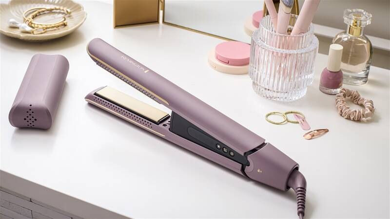 Žehlička na vlasy Remington AIRvive SLIM S8930 fialová Žehlička na vlasy Remington AIRvive SLIM S8930 fialová