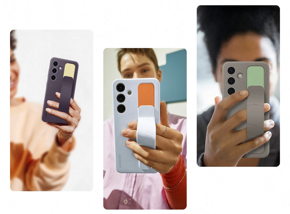 Kryt na mobil Samsung Silicone Grip s poutkem na Galaxy S24+ modrý Kryt na mobil Samsung Silicone Grip s poutkem na Galaxy S24+ modrý