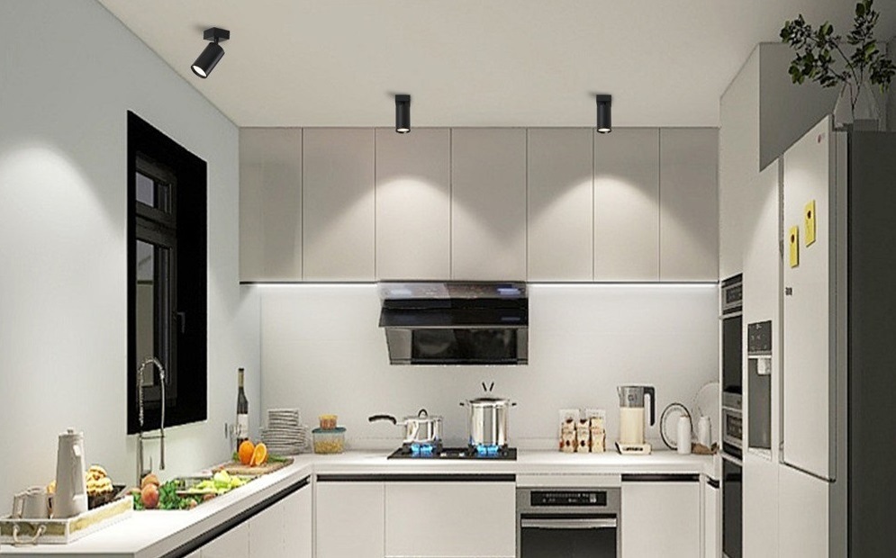 Bodové svietidlo IMMAX NEO PUNTO-1 SMART, Zigbee 3.0, TUYA čierne