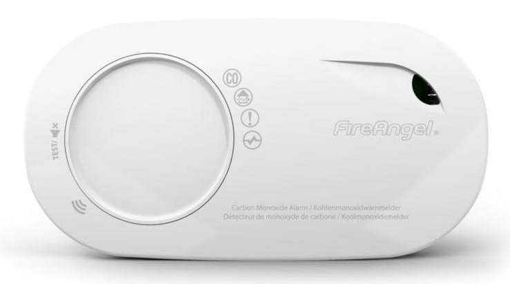 Detektor oxidu uhoľnatého FireAngel s funkciou NFC diagnostiky