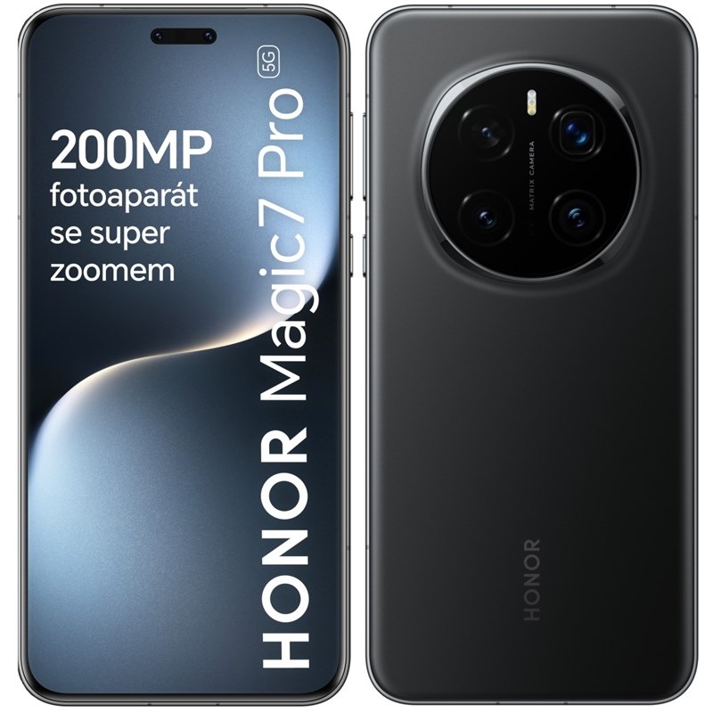 Mobilný telefón HONOR Magic7 Pro 5G 12 GB / 512 GB čierny