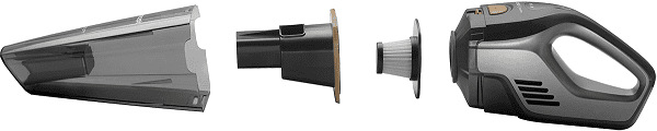 Vysávač akumulátorový Concept VP4353 18,5 V Wet & Dry Riser extension čierny