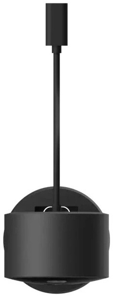 IP kamera Aqara G100 Select čierna Spodná časť základne kamery Aqara G100 Select s USB-C konektorom pre napájanie.