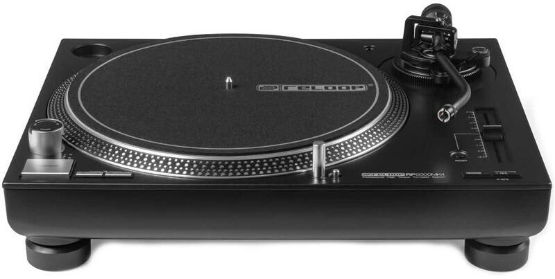 Gramofón Reloop RP-5000 MK4 s priamym náhonom v čiernom prevedení