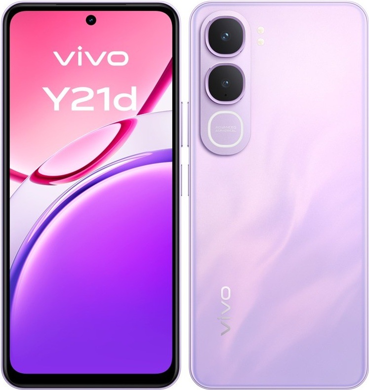 Mobilný telefón Vivo Y21d 4 GB / 128 GB, fialová farba