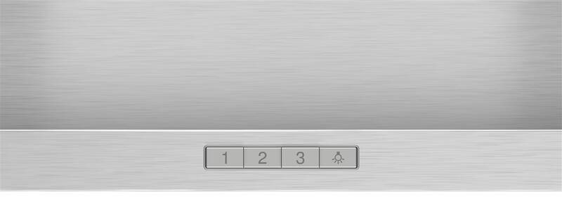 Odsávač pár Bosch Serie 2 DWP64BC50 nerez Přehledné ovládání TouchSelect